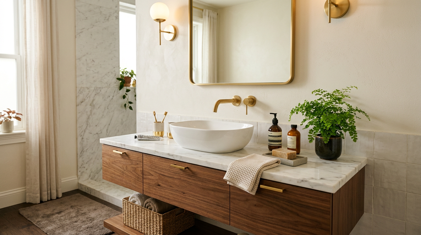 Bathroom Vanity Styling Tips and Organization